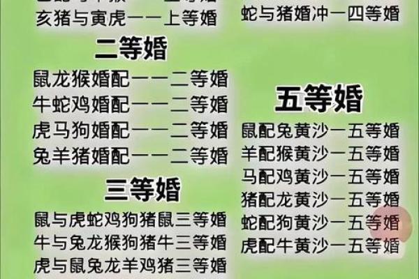 兔年婚配属相指南