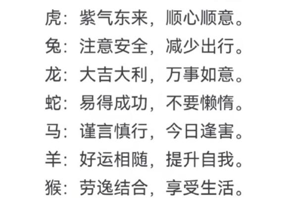 农历每日属相运势预报，抓住好运的第一步